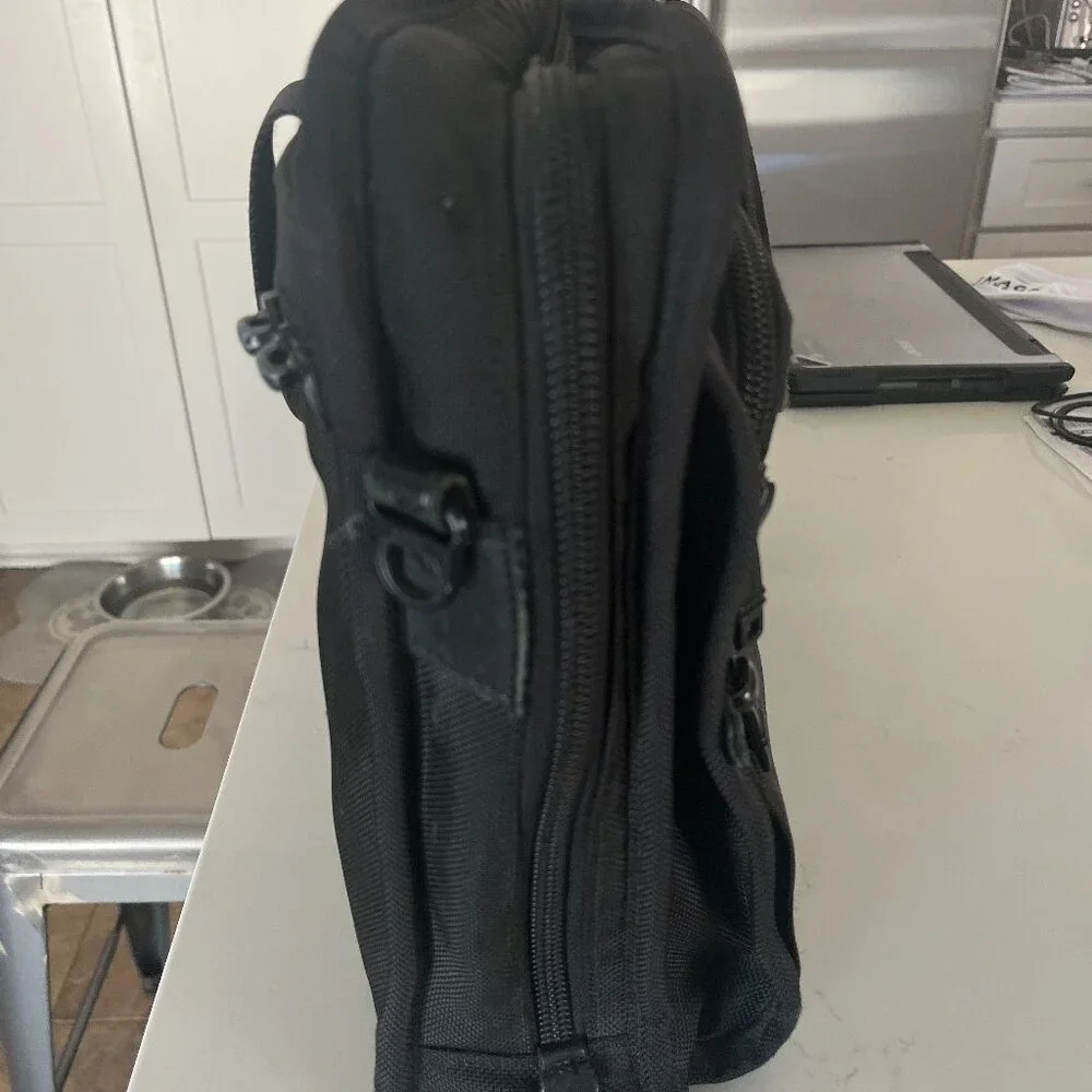 Tumi Briefcase Black Nylon